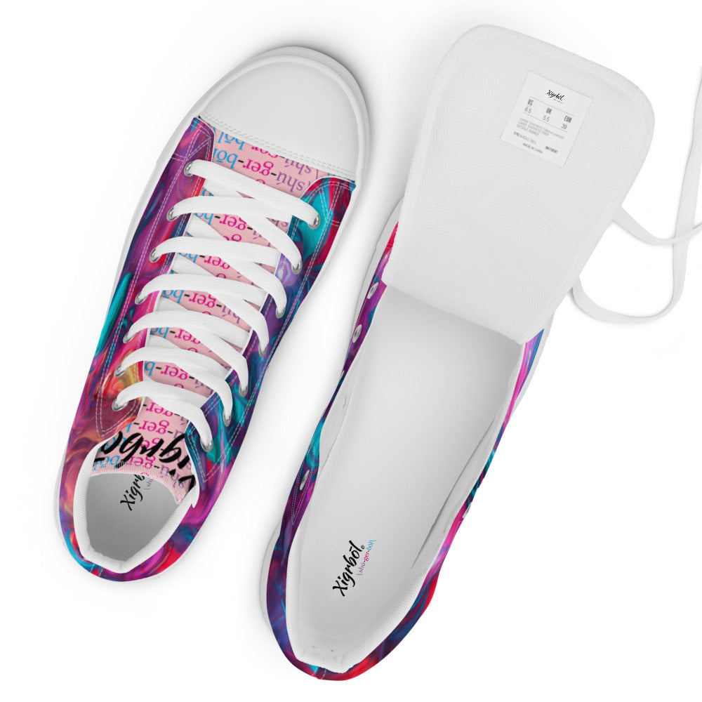 Women’s Xigrbōl high top canvas shoes